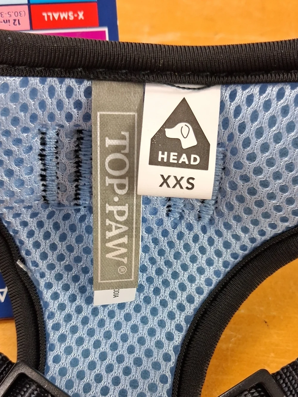 Top Paw Adjustable Fashion Comfort Blue & Black Checkered XXSmall Dog Harness